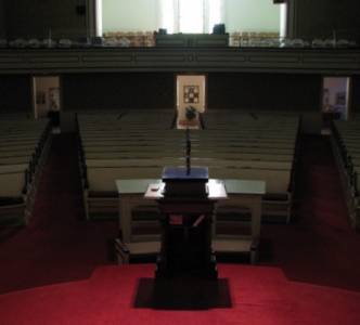 View from the pulpit